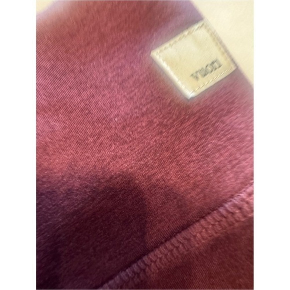 Vuori Women's Medium Burgundy High Rise Leggings The Rise The Shine Yoga Pants